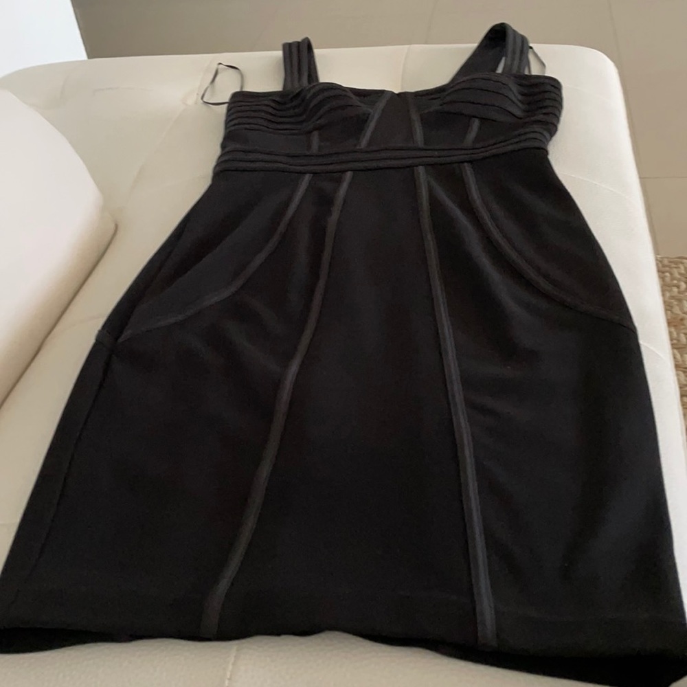 Vestido negro de noche, poco uso, elastizado